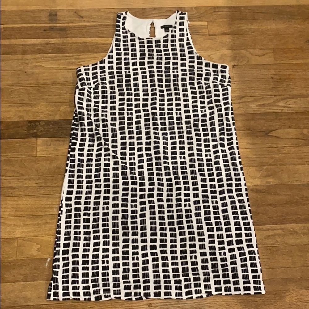 Ann Taylor LOFT Black & White Sleeveless Sheath EUC - Picture 8 of 8
